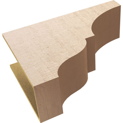 Bois de cèdre brut Asheboro, grain de bois TimberThane Corbel, apprêté brun clair