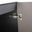 Meuble-lavabo autoportant et 3 portes d'armoire et lavabo, meuble-lavabo de salle de bain-113448758