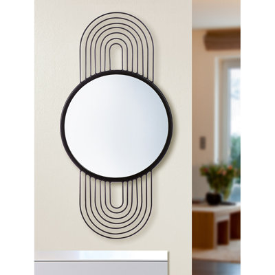 Matherville Metal Elongated Mirror