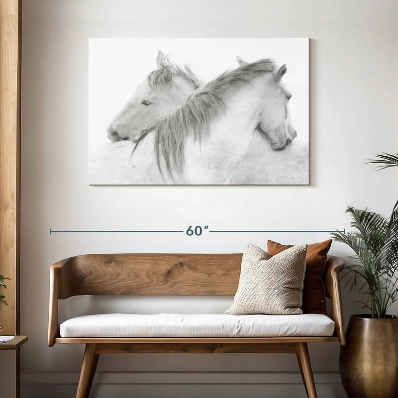 Brampt Stas Horses, 30" H x 45" W