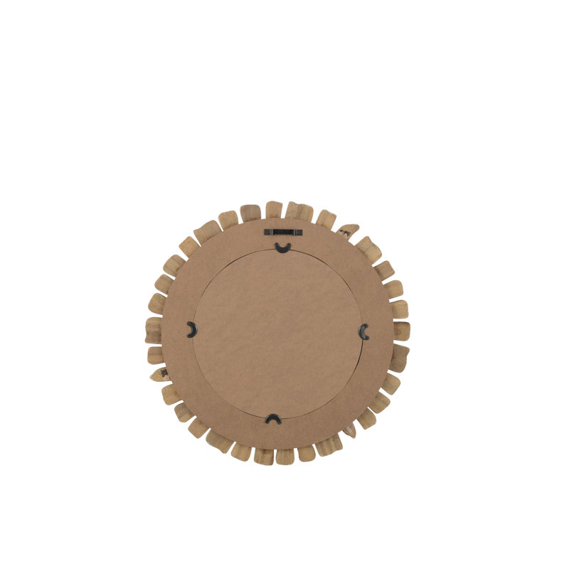 Round Mirror, 18.1" x 18.1", White
