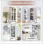 Armoire de cuisine en métal - 72 po de hauteur avec 5 tablettes réglables, armoire autoportante pour cuisine / garde-manger / salle de bain