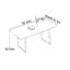 Table de salle à manger rectangulaire à usage domestique-654438874