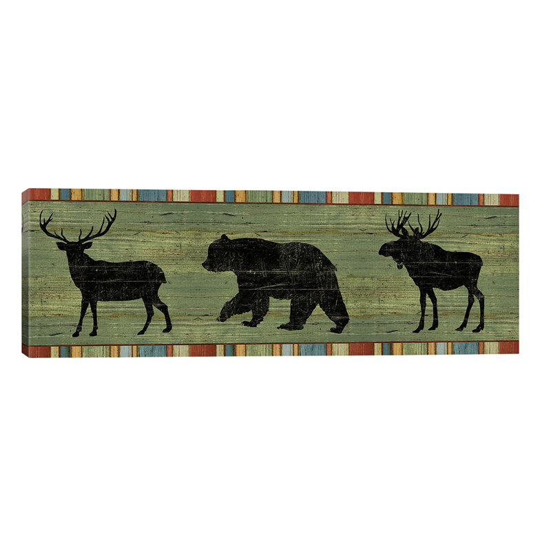 Lake Lodge XIV by Sue Schlabach - Wrapped Canvas Panoramic Print, 30.48 cm H x 91.44 cm W x 3.175 cm D