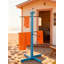 Porte-serviettes d'extérieur en bois avec 4 barres réglables, support à serviettes autoportant pour bord de piscine, spa, spa et plage, organisateur de rangement imperméable
