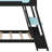 Dual-Station Gaming Bunk Frame Featuring Integrated Desks, Power Ports, And Customizable Pegboard Panels-2098871123