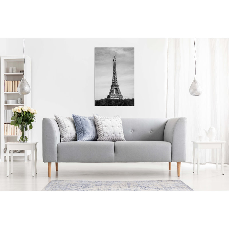 Eiffel Tower - Wrapped Canvas Print, 31cm H x 20cm W x 1.8cm D