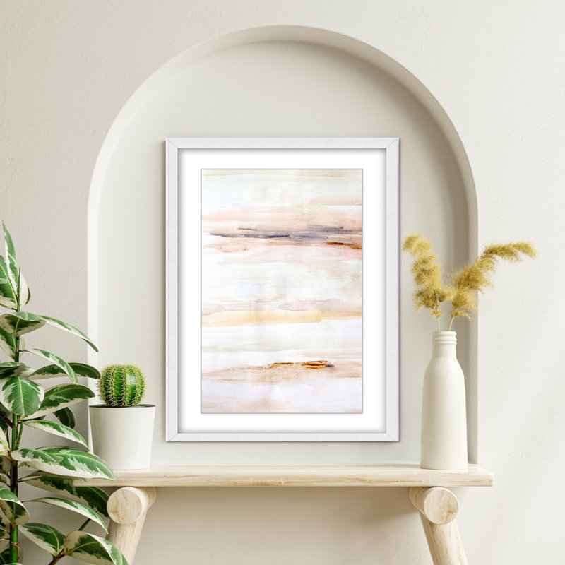 Abstract Summer Dusk, 30" H x 24" W