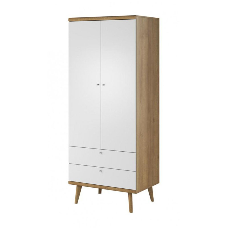 Iker 2 Door Manufactured Wood Wardrobe