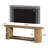 Fluted TV Stand For Tvs Up To 65", Farmhouse Entertainment Center with Storage Shelf