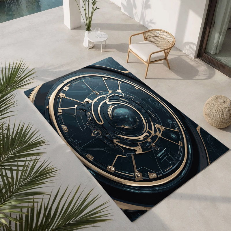 Tapis intérieur et extérieur Galactic Nexus, Rectangulaire 3 pi x 5 pi