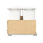 Poubelle escamotable en bois avec rangement OXO et fermeture en douceur