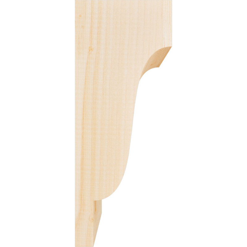 Newport Corbel, H 14 po x l 5,5 po x P 6 po, Sapin de Douglas, Lisse