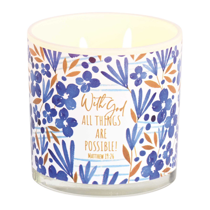 Bougie de soja avec toutes les choses 13 oz