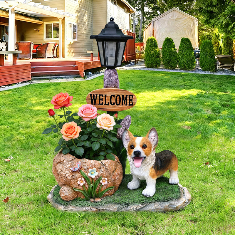 Jardinière Corgi Dog