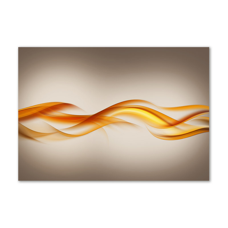 Waves Abstraction - Wrapped Canvas Print