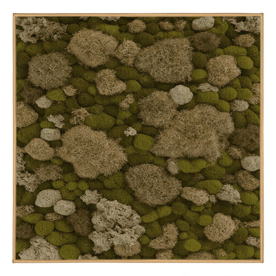 Tapis botanique brun lavable à la machine