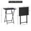 Ensemble de tables d'appoint 2 pièces avec structure en métal industriel-1346655566