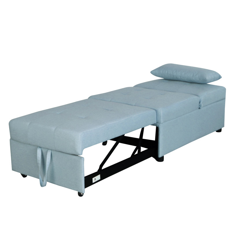 Lit pliant - Multifonctionnel pour une utilisation partout Convertible en, méridienne, simple utilisateur et espace Méthode d'assemblage simple ergonomique solide 264lbs