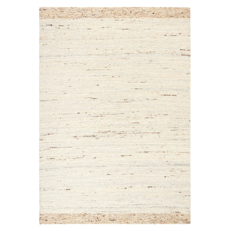 Town & Country Terra Montana Handcrafted Area Rug Ivory/Beige, Rectangle 5' x 7’
