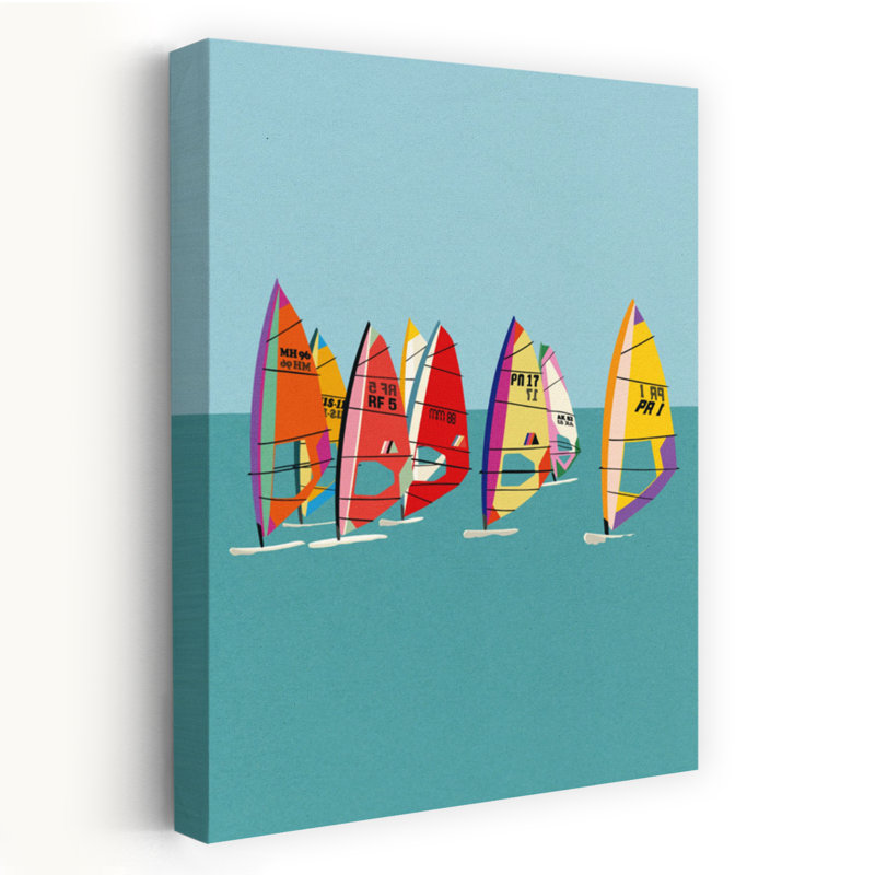 Art contemporain, art de plage, H 24 po x l 16 po
