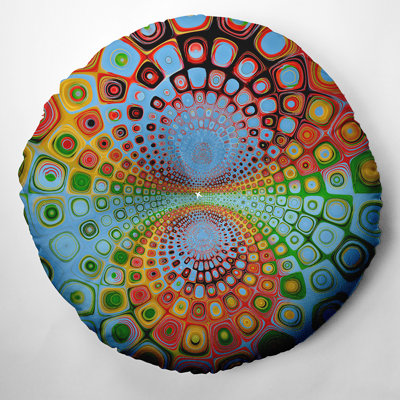 Abstract Reversible Throw Pillow