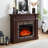 Compact And Space Saving Design Mantel