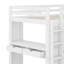  Lit mezzanine Angret avec grandes tablettes, bureau et lumière DEL-1399719842-1399719841