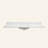 61"X 22" Bathroom Stone Vanity Top Lightning White With Undermount Ceramic Sink And 3 Faucet Hole With Backsplash