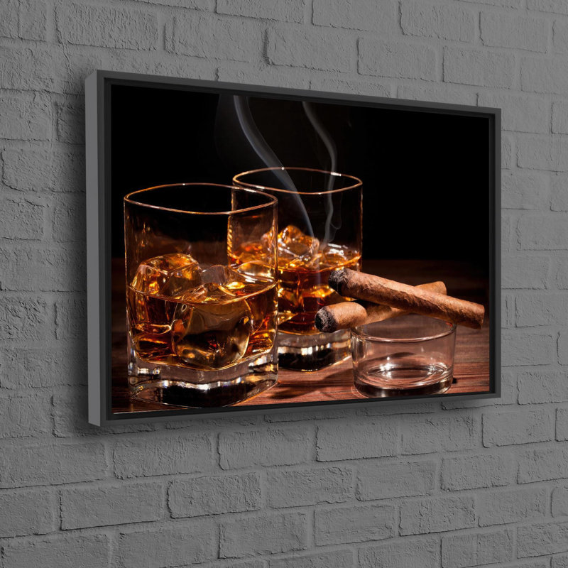 Personalized Modern Canvas 3D Wall Art Cave or Bar Featuring Whiskey Theme Ideal for Bridesmaid Gifts or Teacher Appreciation