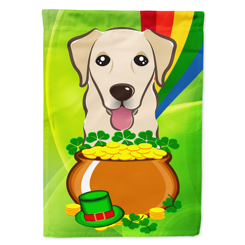 Drapeau de jardin Arella St. Patrick's, Retriever