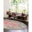 Tapis rose en polypropylène tissé à la machine Haefner-91669609
