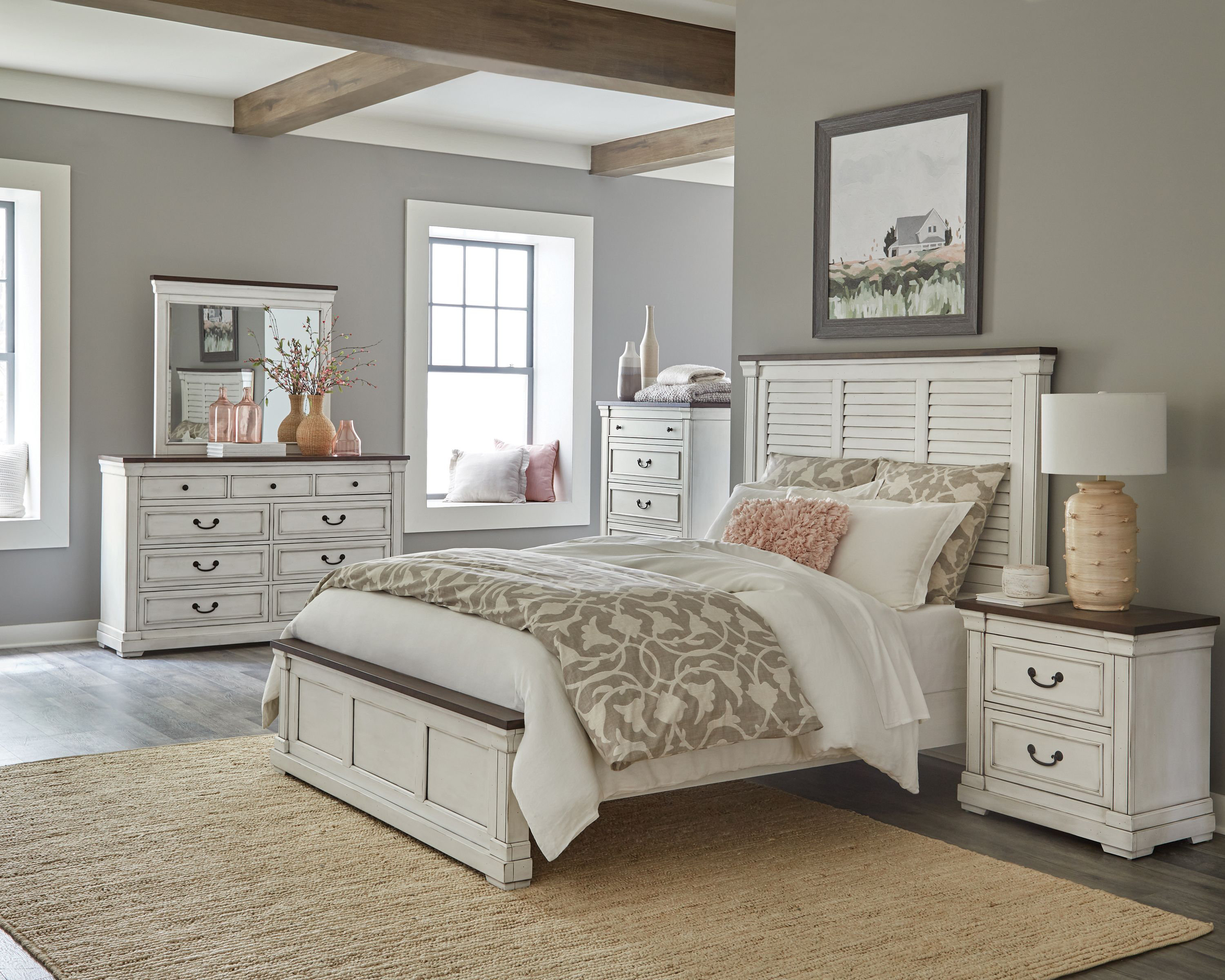 Red Barrel Studio Divna Tyne Panel Bedroom Set_4 Piece Wayfair