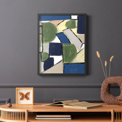 Spatial Mix I Framed Print - Solid Wood