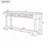 63" Long Console Table with Drawers and Shelf-2060255028