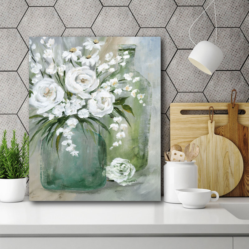 " Rosey Afternoon " Painting Print, 24" H x 20" W x 1.5" D