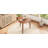 Modern Triangular Wood Side Table with Sturdy Legs for Compact Living Spaces