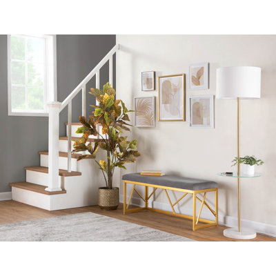 Fayette Velvet Bench