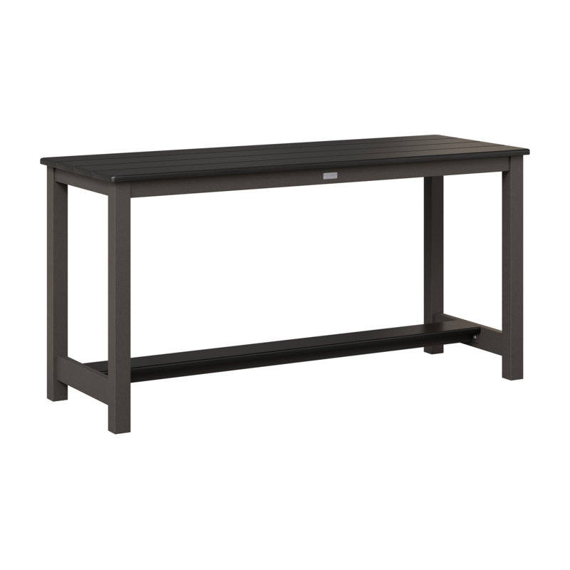 Table de salle à manger Berlin Gardens, Noir martelé, Graphite moucheté