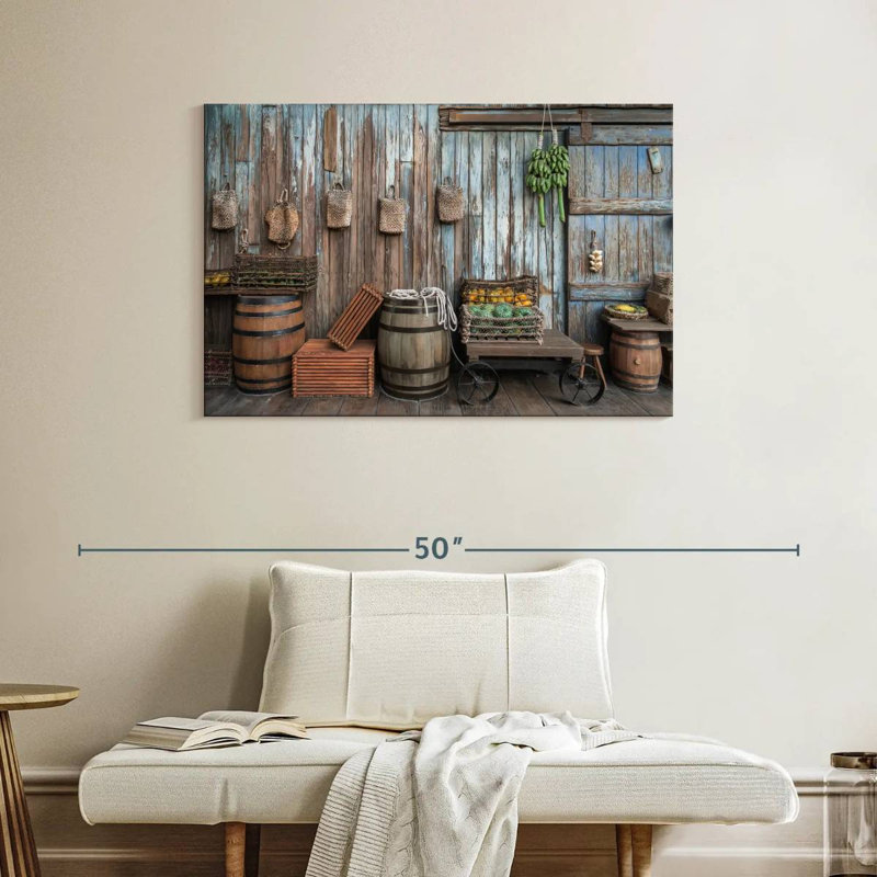 Lilie Rustic Fruit Stands, 26" H x 39" W