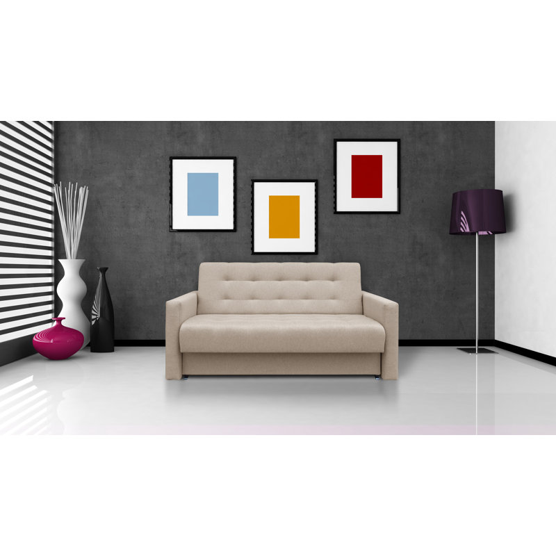 Jerriann 3 Seater Loveseat, Beige