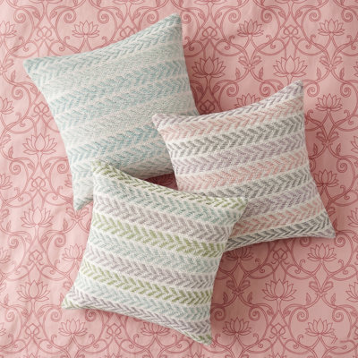 Coussin en coton tissé à la main