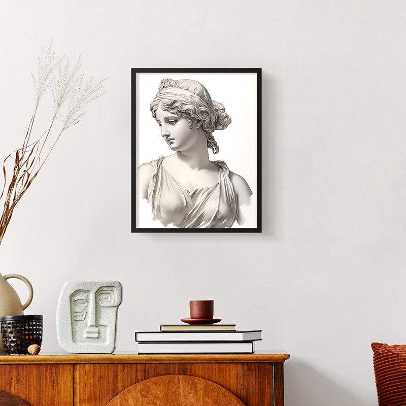«WOMEN Series» - reproduction encadrée de qualité supérieure - prête à être accrochée - aucun clou requis, H 11 po x l 9 po