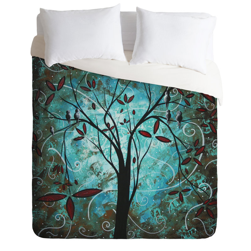 Housse de couette Romantic Evening, Poids léger, Housse de couette pour lit simple
