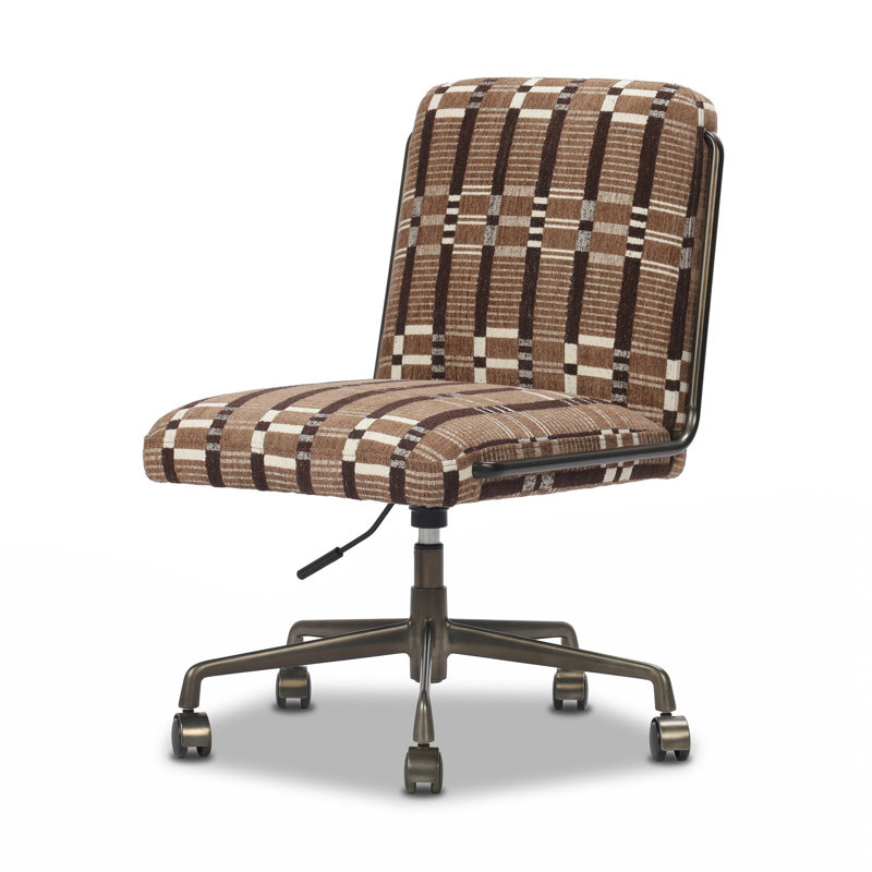 Amos Armless Desk Chair, Sandhill Cocoa