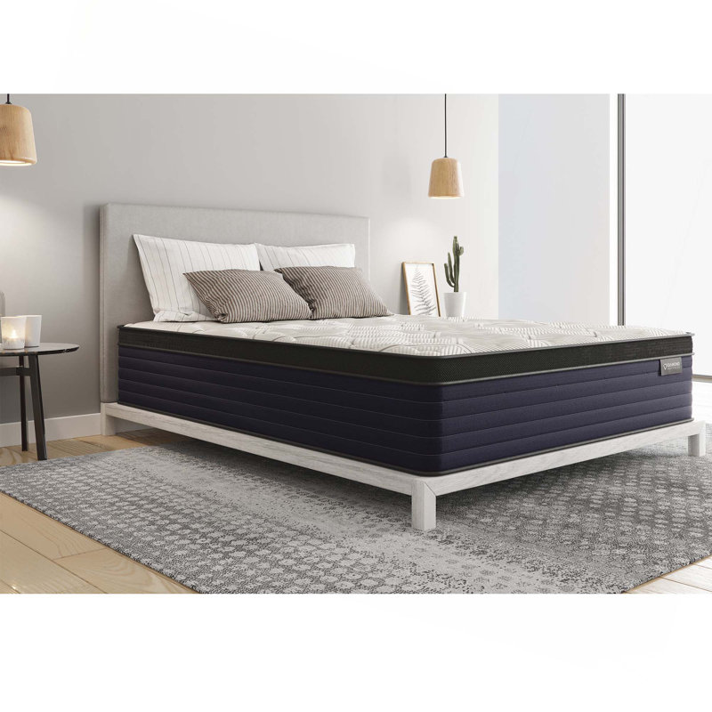 Cleo Cool Copper Ulta Supportive, Pressure Relief Memory Foam Hybrid With Luxurious Euro-Top 14", Extra-long Twin