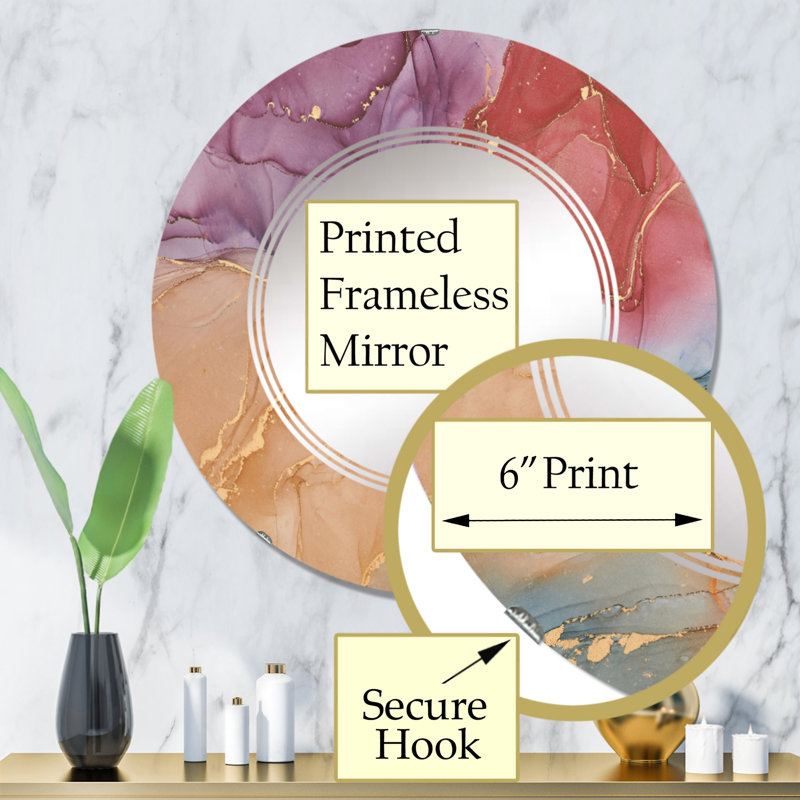 Miroir de salle de bain sans cadre, 32 po x 32 po