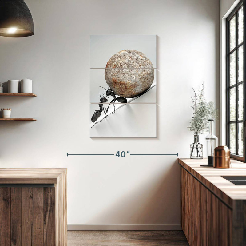 Brampt Black Ant Teamwork, 38" H x 24" W