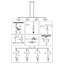 Uzma 3 - Light Steel Cone Pendant