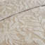 Ensemble de couette 3 pièces Solace Leaf Beige en mélange de coton, motif jacquard botanique, taille King/Cal King-134155066